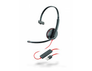 Plantronics Blackwire C3210 (209744), USB - A / Jack 3.5mm, Microphone noise-canceling, SoundGuard, DSP, Receive output from 20 Hz–20 kHz, Microphone 100 Hz–10 kHz, Call answer/ignore/end/hold, redial, mute, volume +/-, OEM, CABLE LENGTH 1610mm